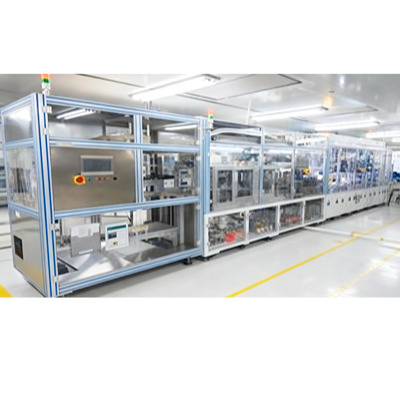 研磨・水洗・チップ実装ライン